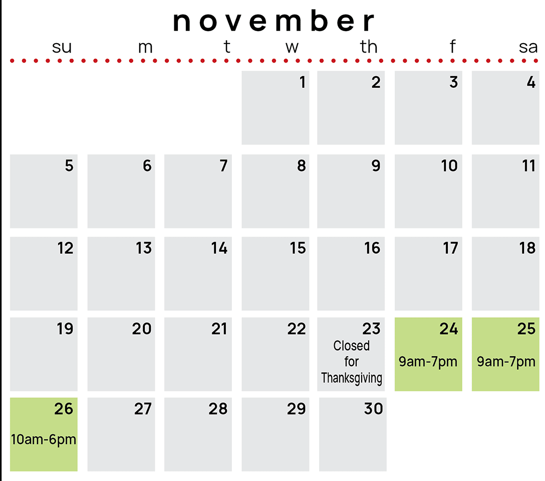 nov 2023 calendar