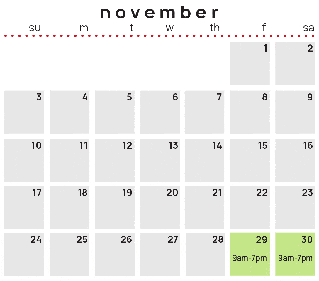 nov 2023 calendar